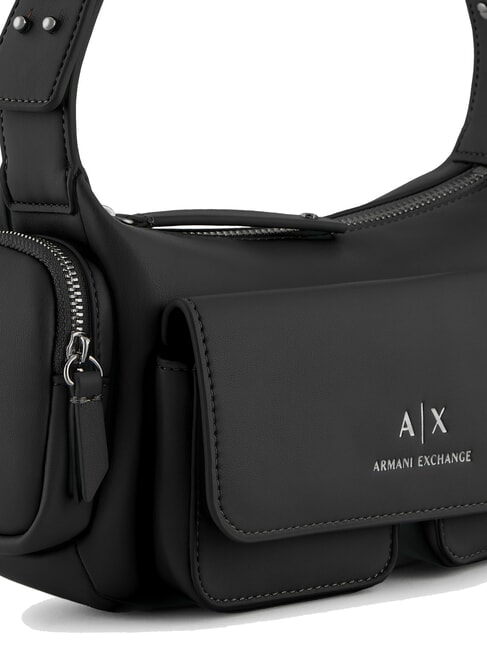 RACHEL Bolso bandolera con bolsillos negro - Bolsos Mujer