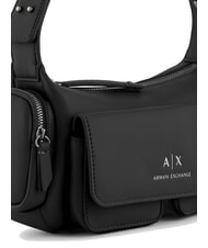 ARMANI EXCHANGE RACHEL Bolso bandolera con bolsillos negro - Bolsos Mujer - 4