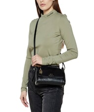 ARMANI EXCHANGE JANE Bolso bandolera con candado negro - Bolsos Mujer - 5