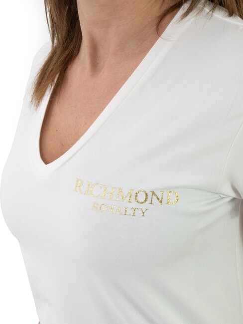 VATICI Camiseta elástica blanquecino/dorado - camiseta