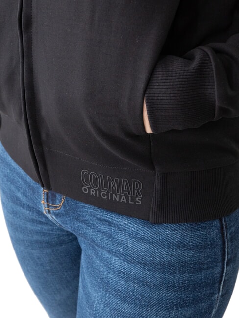 NEW TOPIC Sudadera con cremallera completa y bolsillos negro - Sudaderas de mujer