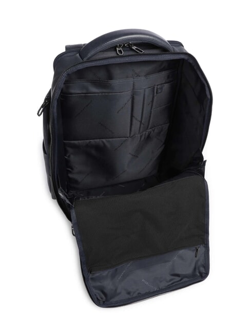 CRONUS Mochila de piel, soporte para port&aacute;til de 14" azul - Mochilas para port&aacute;til