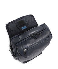 PIQUADRO CRONUS Mochila de piel, soporte para port&aacute;til de 14" azul - Mochilas para port&aacute;til - 4