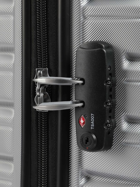 FLASHLINE Carro para equipaje de mano skysilver - Equipaje de mano