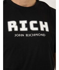 JOHN RICHMOND KUHSE Camiseta con logo estampado negro - camiseta - 3