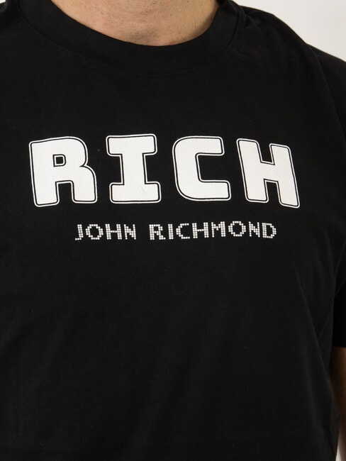 KUHSE Camiseta con logo estampado negro - camiseta