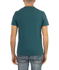 GUESS SS CN TRIANGLE Camiseta de manga corta verdadero verde azulado - camiseta - 2