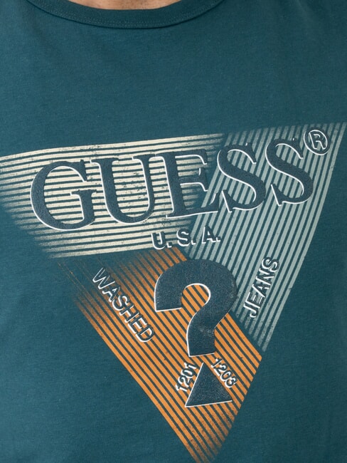 SS CN TRIANGLE Camiseta de manga corta verdadero verde azulado - camiseta