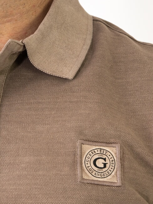 WASHED  Polo de manga corta cáscara de nuez - camisa polo