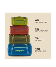 PATAGONIA BLACK HOLE bolso de la mochila del viaje 55L unidad fitz tinta negra - Bolsas de viaje - 6