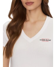 GUESS JEANS SS VN SLIM Camiseta de algodón purwhite - camiseta - 3