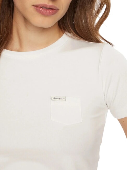 SS SLIM POCKET  Camiseta de manga corta purwhite - camiseta