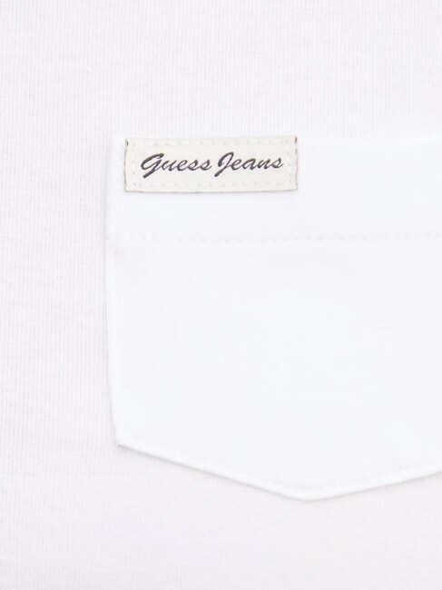 SS SLIM POCKET  Camiseta de manga corta purwhite - camiseta