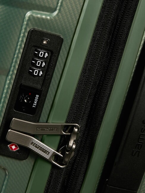 ATTRIX Carro de cabina delgado expandible albahaca verde - Equipaje de mano