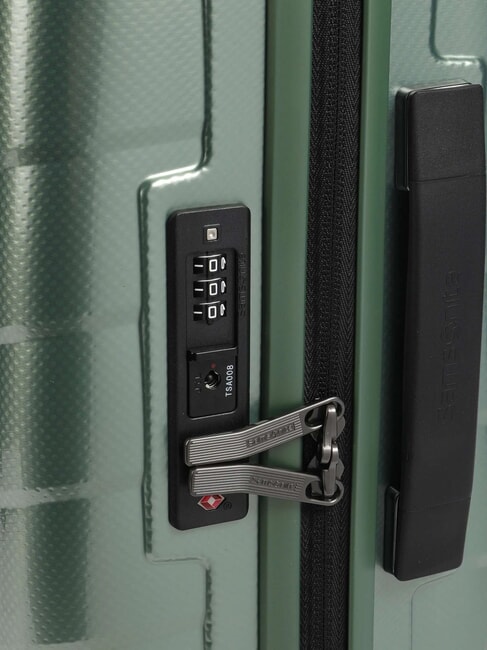 ATTRIX Carro extensible para equipaje de mano albahaca verde - Equipaje de mano