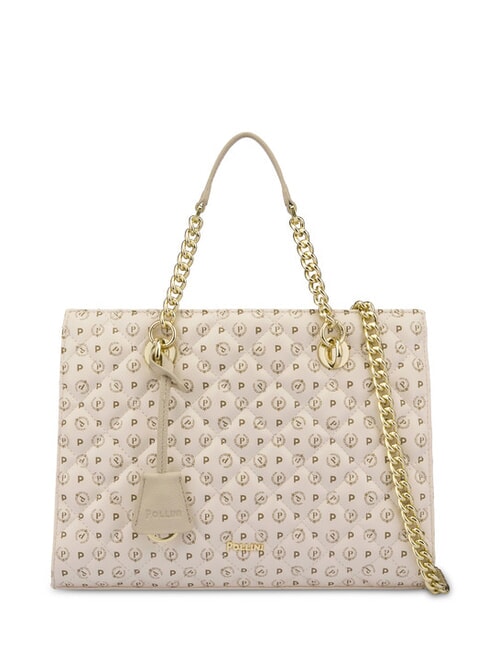 HERITAGE MATELASSE Bolso de mano con bandolera Marfil - Bolsos Mujer