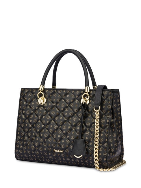 HERITAGE MATELASSE Bolso de mano con bandolera negro - Bolsos Mujer