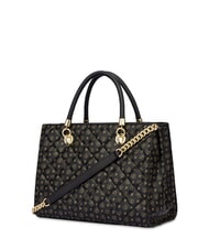 POLLINI HERITAGE MATELASSE Bolso de mano con bandolera negro - Bolsos Mujer - 4