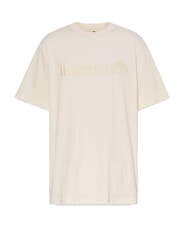 TIMBERLAND EMBROIDERY TONAL Camiseta de algodón humo blanco - camiseta - 4