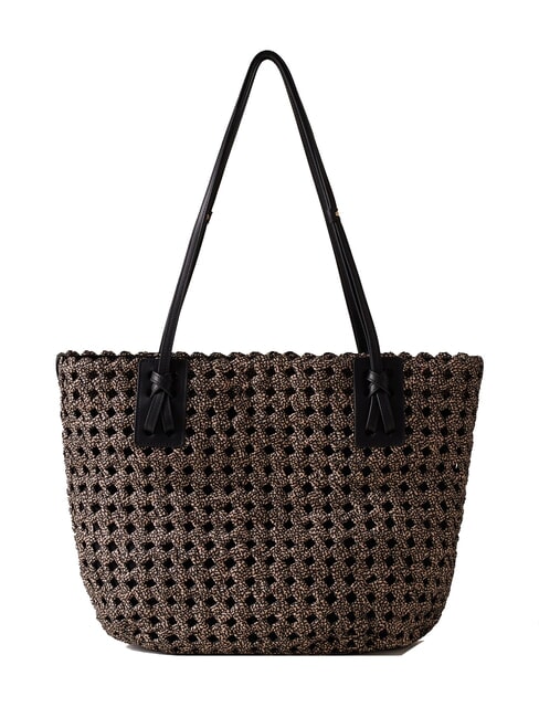 LA NIDO SHOPPER LARGE Bolso de hombro OP / NATURAL / NEGRO - Bolsos Mujer