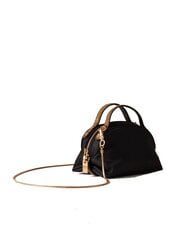 BORBONESE SEXY NYLON Mini bolso de ba&uacute;l op negro / natural - Bolsos Mujer - 2