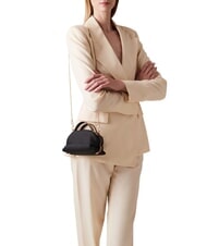 BORBONESE SEXY NYLON Mini bolso de ba&uacute;l op negro / natural - Bolsos Mujer - 6