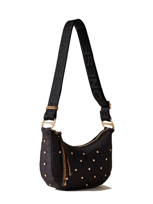 COLETTE Mini bolso de hombro op negro / natural - Bolsos Mujer