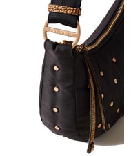 BORBONESE COLETTE Mini bolso de hombro op negro / natural - Bolsos Mujer - 4