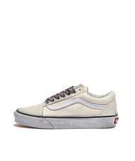 VANS UA OLD SKOOL  Zapatillas de piel blanco estresado/blanco - Zapatos unisex - 2