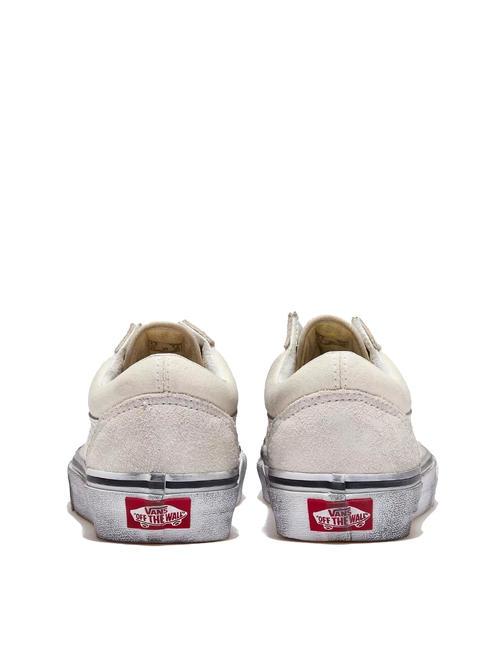 UA OLD SKOOL  Zapatillas de piel blanco estresado/blanco - Zapatos unisex