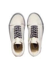VANS UA OLD SKOOL  Zapatillas de piel blanco estresado/blanco - Zapatos unisex - 4