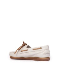 TIMBERLAND CLASSIC BOAT  Zapatos náuticos de piel grano completo blanco - Zapatos Mujer - 3