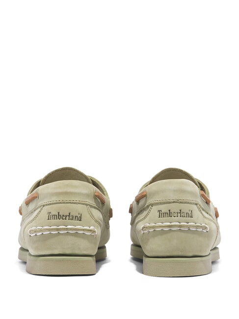 CLASSIC BOAT Zapatos náuticos de ante verde claro - Zapatos Mujer