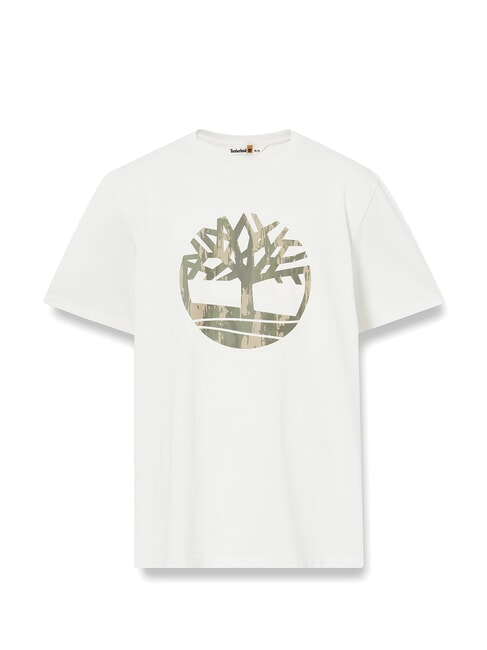KENNEBEC RIVER TREE LOGO Camiseta de algodón blanco de la vendimia - camiseta
