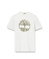 TIMBERLAND KENNEBEC RIVER TREE LOGO Camiseta de algodón blanco de la vendimia - camiseta - 4