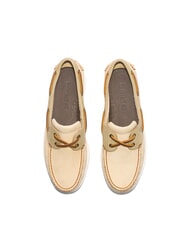 TIMBERLAND CLASSIC BOAT  Zapatos n&aacute;uticos con costuras Nubuck amarillo claro - Zapatos Hombre - 5