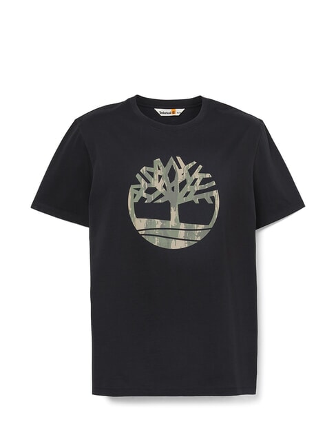 KENNEBEC RIVER TREE LOGO Camiseta de algod&oacute;n NEGRO - camiseta