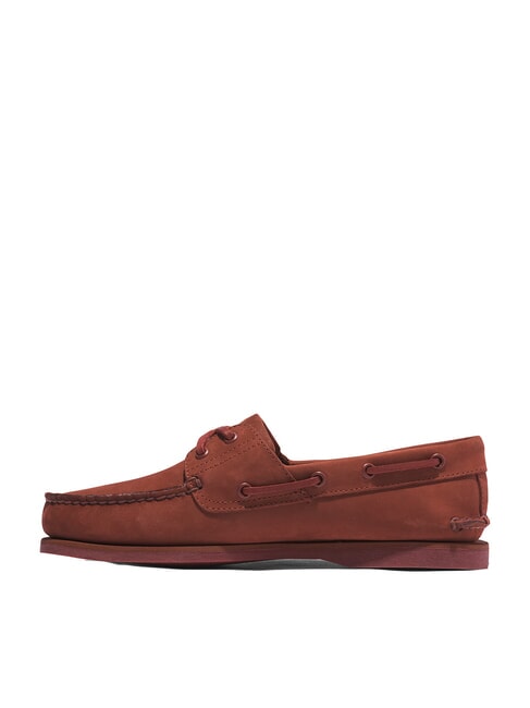CLASSIC BOAT Zapatos náuticos de ante Nubuck rojo oscuro - Zapatos Hombre