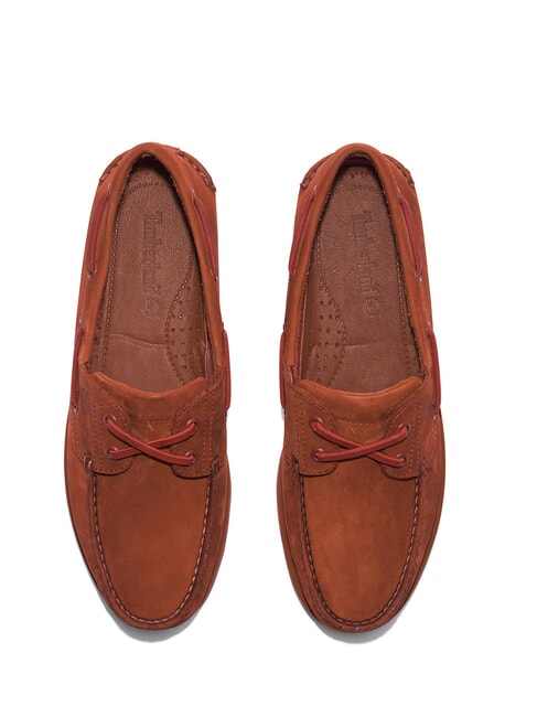 CLASSIC BOAT Zapatos náuticos de ante Nubuck rojo oscuro - Zapatos Hombre