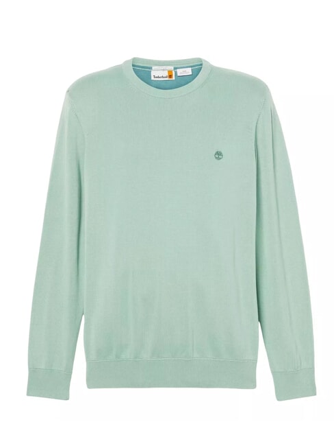 WILLIAMS RIVER Suéter de cuello redondo verde granito - Suéteres de los hombres