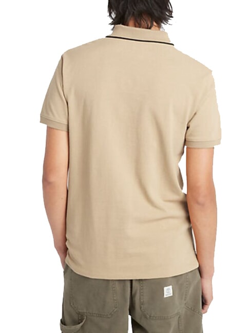 JACQUARD YD  Polo de manga corta pimienta con limón - camisa polo