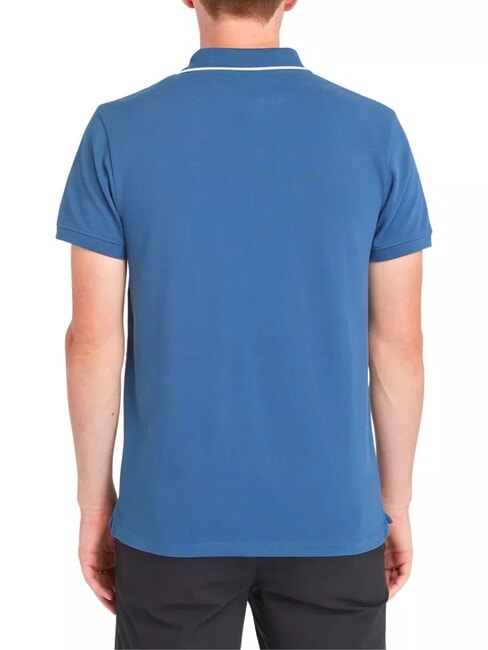 JACQUARD YD  Polo de manga corta Denim oscuro - camisa polo