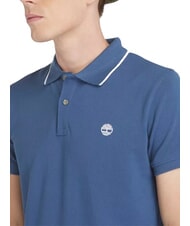 TIMBERLAND JACQUARD YD  Polo de manga corta Denim oscuro - camisa polo - 3