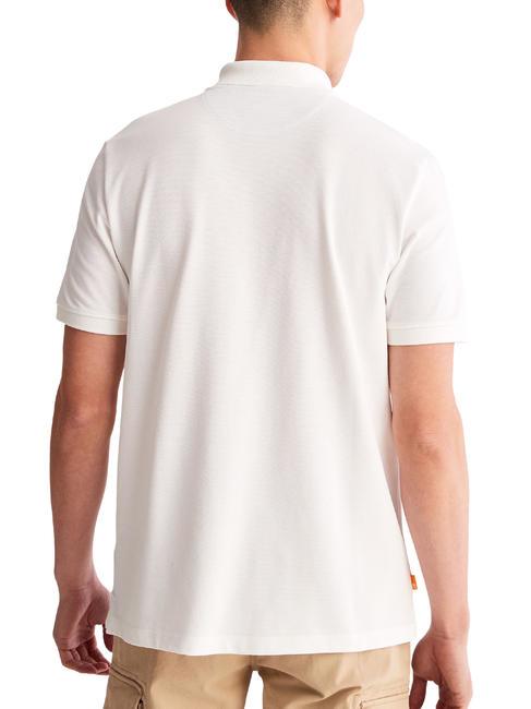 MILLERS RIVER Polo de piqué blanco - camisa polo