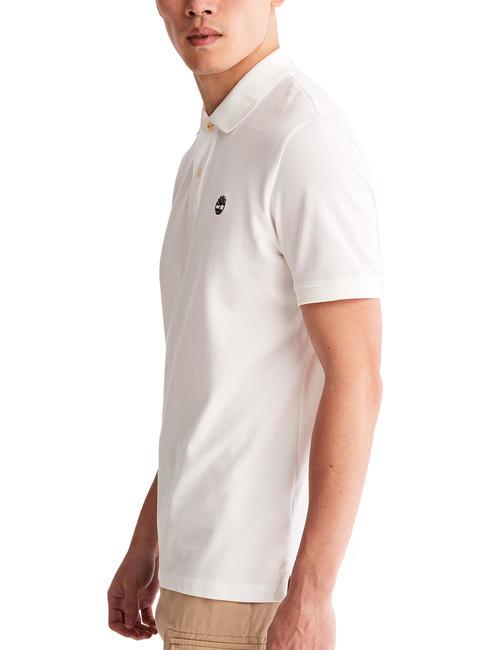 MILLERS RIVER Polo de piqué blanco - camisa polo