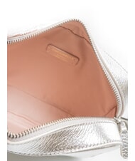 COCCINELLE TEBE Bolso peque&ntilde;o de piel con textura SILVER - Bolsos Mujer - 3