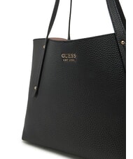 GUESS BRENTON Bolso de hombro NEGRO - Bolsos Mujer - 4