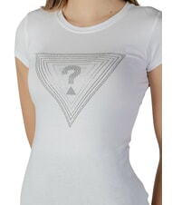 GUESS SS TRIANGLE OMBRE R3  Camiseta de manga corta purwhite - camiseta - 3