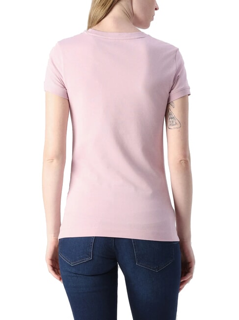 MINI TRIANGLE Camiseta slim fit crema lila - camiseta