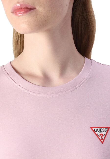 MINI TRIANGLE Camiseta slim fit crema lila - camiseta